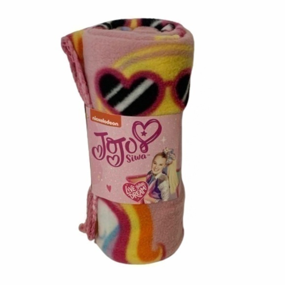 NWT. NICKELODEON JoJo Siwa Travel Blanket